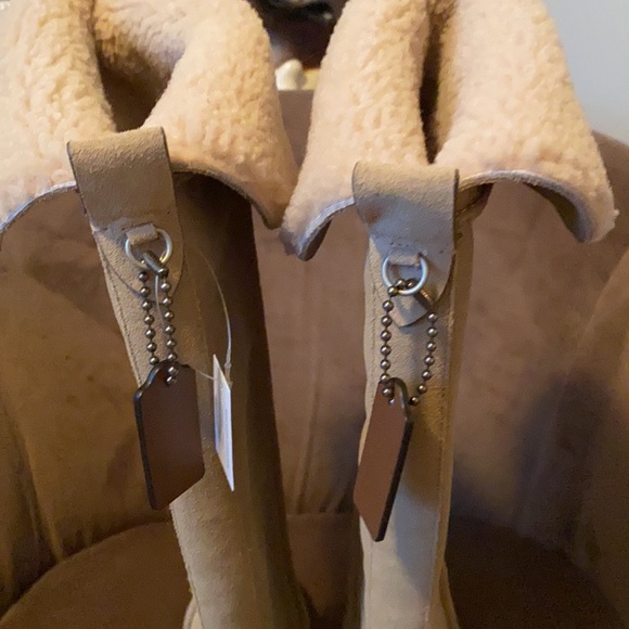 NIB Coach 2 way Shearling Boot - Picture 9 of 11